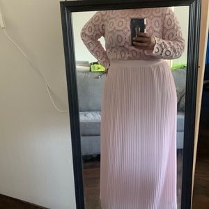Eloquii Pink long dress size 14